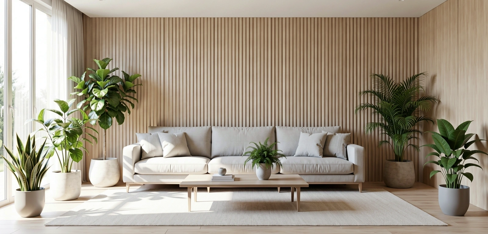 Interior armonizado acústicamente